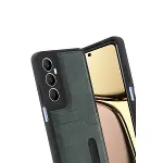 Realme C65 Sara Kartvizitli Deri Kılıf - Yeşil-3