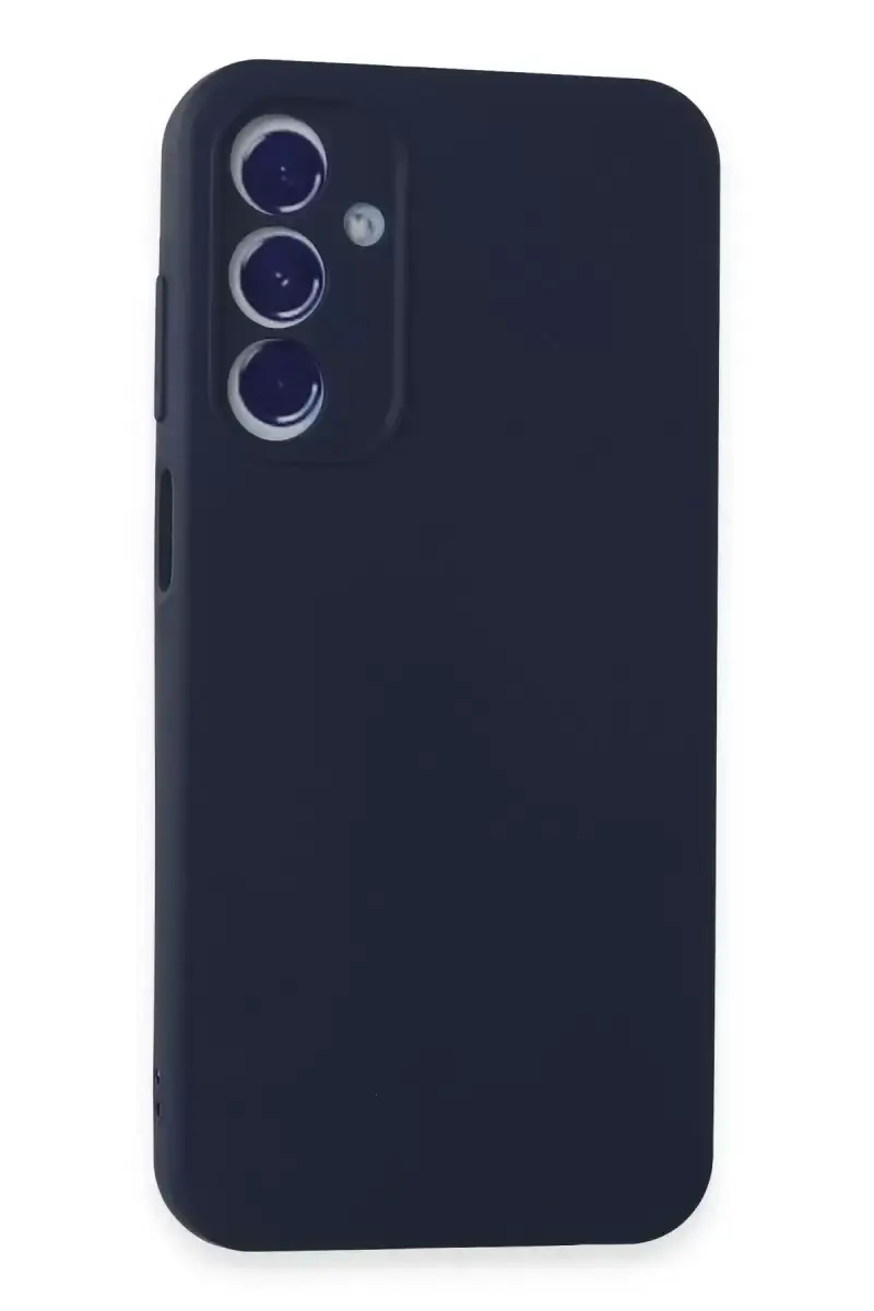 Samsung Galaxy A55 5G Kılıf First Silikon - Lacivert
