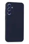 Samsung Galaxy A55 5G Kılıf First Silikon - Lacivert-1