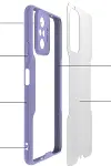 Xiao Red Note 10 Pro Kılıf Platin Silikon - Mavi-2