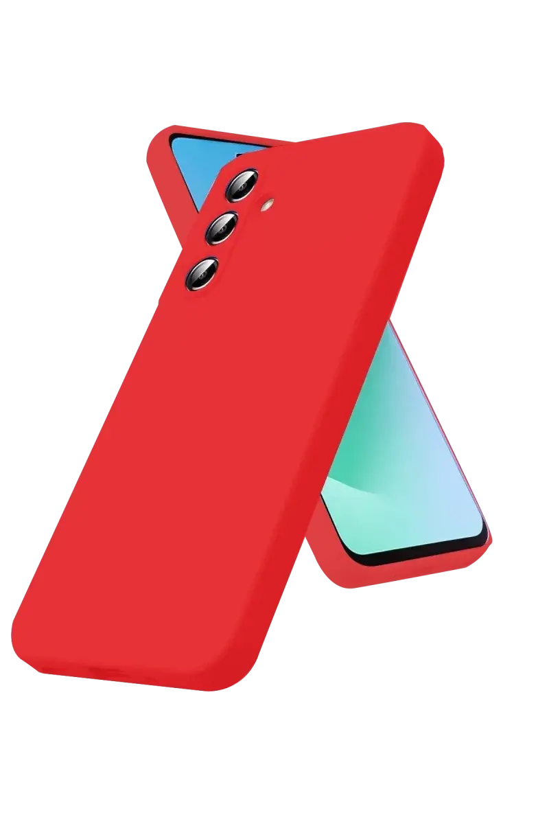 Samsung Galaxy A17 5G Nano içi Kadife Silikon - Kırmızı