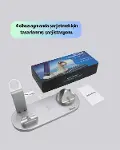 iPhone, Apple Watch ve AirPods ile Uyumlu 4'ü 1 Arada Şarj Ünitesi – Tüm Apple Cihazları Tek Noktada-2