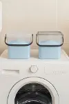 2’li Multibox Deterjanlık Kutusu & Banyo Düzenleyici & Saklama Kutusu 6 Lt Şeffaf-3