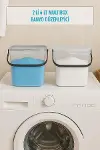2’li Multibox Deterjanlık Kutusu & Banyo Düzenleyici & Saklama Kutusu 6 Lt Şeffaf-1