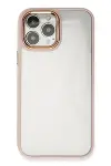 Apple iPhone 14 Pro Max Kılıf Dora Kapak - Pudra-2