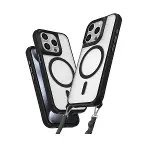 Apple İphone 15 Pro Max Kılıf Enka Magsafe Silikon Kılıf - Siyah-1