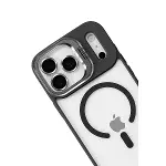 Joko Apple İphone 17 Pro Rem Lensli Magsafe Standlı Kapak - Siyah-3