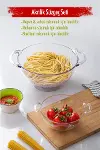 Akrilik Şeffaf 2 Li Süzgeç Seti ( Makarna & Pirinç Süzgeci )-1