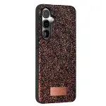 Onegif Samsung Galaxy S24 Fe Bright Simli Kapak - Derin Mor-3