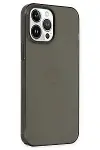 Apple iPhone 14 Pro Kılıf Pc Sert Şeffaf Kapak - Siyah-2