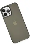 Apple iPhone 14 Pro Kılıf Pc Sert Şeffaf Kapak - Siyah-3
