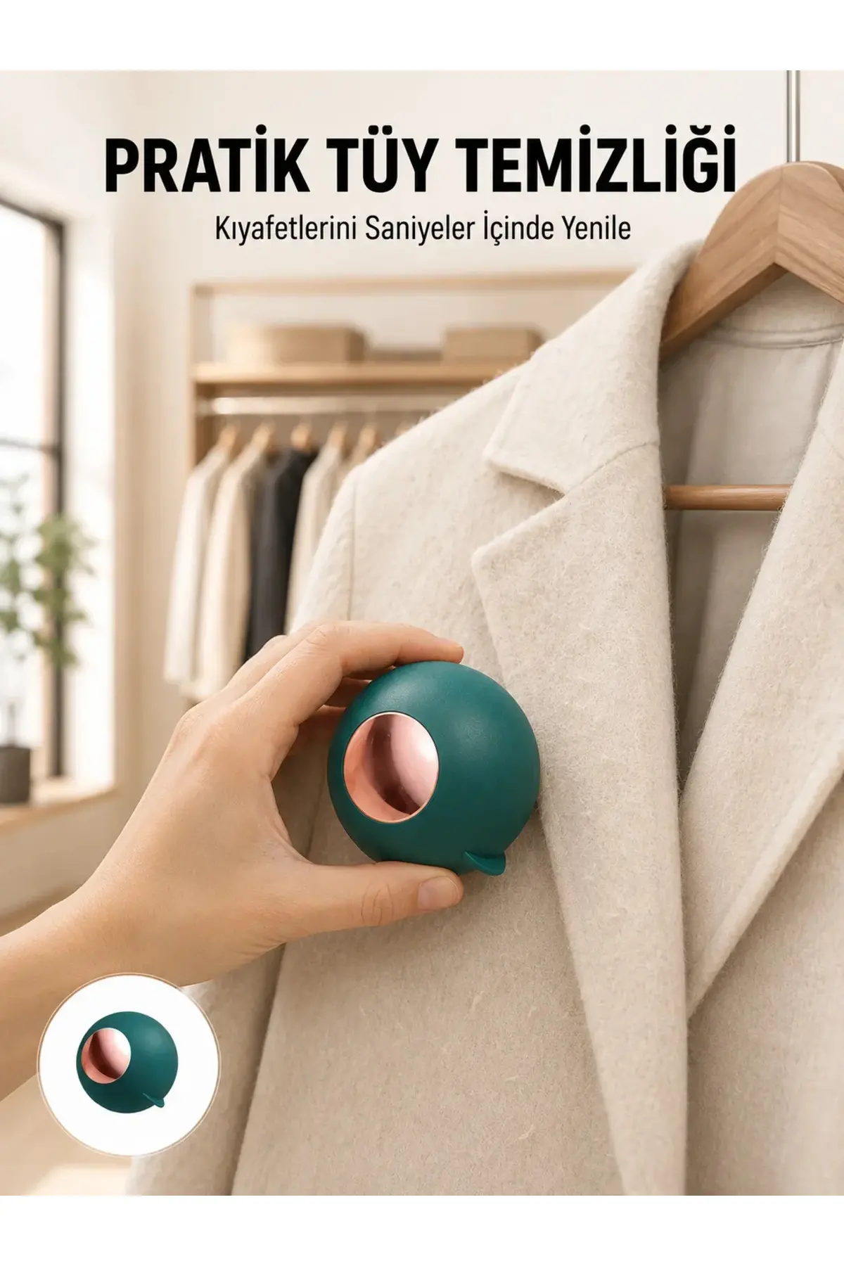 Elbise Tiftik Çıkarıcı Top – Yeniden Kullanılabilir ve Yıkanabilir