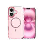 Apple İphone 16 Plus Live Diamond Magsafe Kapak - Pembe-1