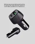 Bluetooth AUX Çevirici ve PD Destekli Araç Şarj Cihazı 2’li Set-2