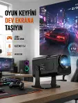 HCS350pro Android 11 İşletim Sistemli Mini Projektör Yeni Nesil-1