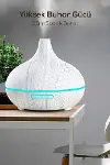 Aroma Difüzör Gece Işığı 7 Led Nemlendirici Kumandalı 550 ml Buhar Makinesi-3