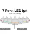 Aroma Difüzör Gece Işığı 7 Led Nemlendirici Kumandalı 550 ml Buhar Makinesi-5