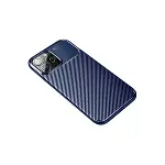 Apple İphone 14 Pro Kılıf Auto Focus Karbon Kapak - Lacivert-2