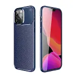 Apple İphone 14 Pro Kılıf Auto Focus Karbon Kapak - Lacivert-1