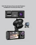 Üç Kameralı Araç DVR Full HD Gece Görüşlü ve 2 inç IPS Ekranlı-3