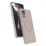 Xiao Red Note 12 Pro 4g Regal Magsafe Standlı Kapak - Çöl Titanyum-1