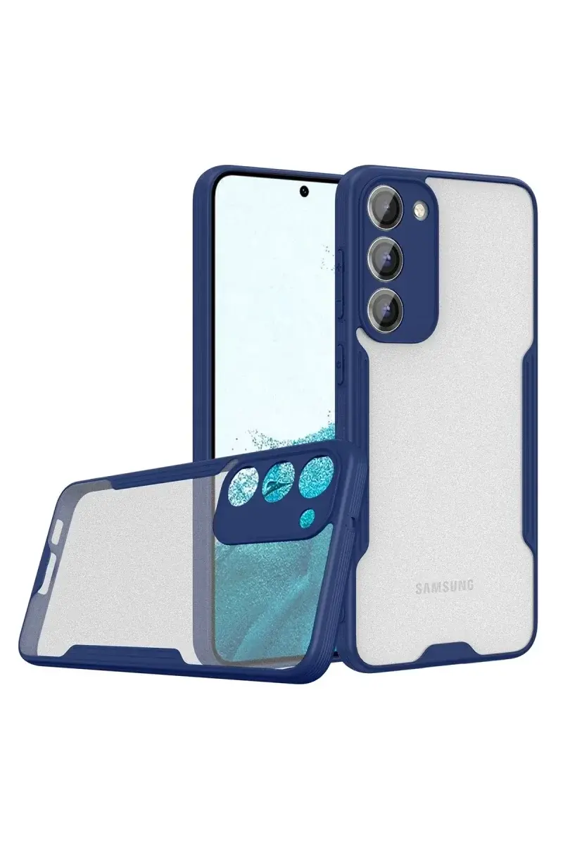 Samsung Galaxy S23 Plus Kılıf Platin Silikon - Lacivert