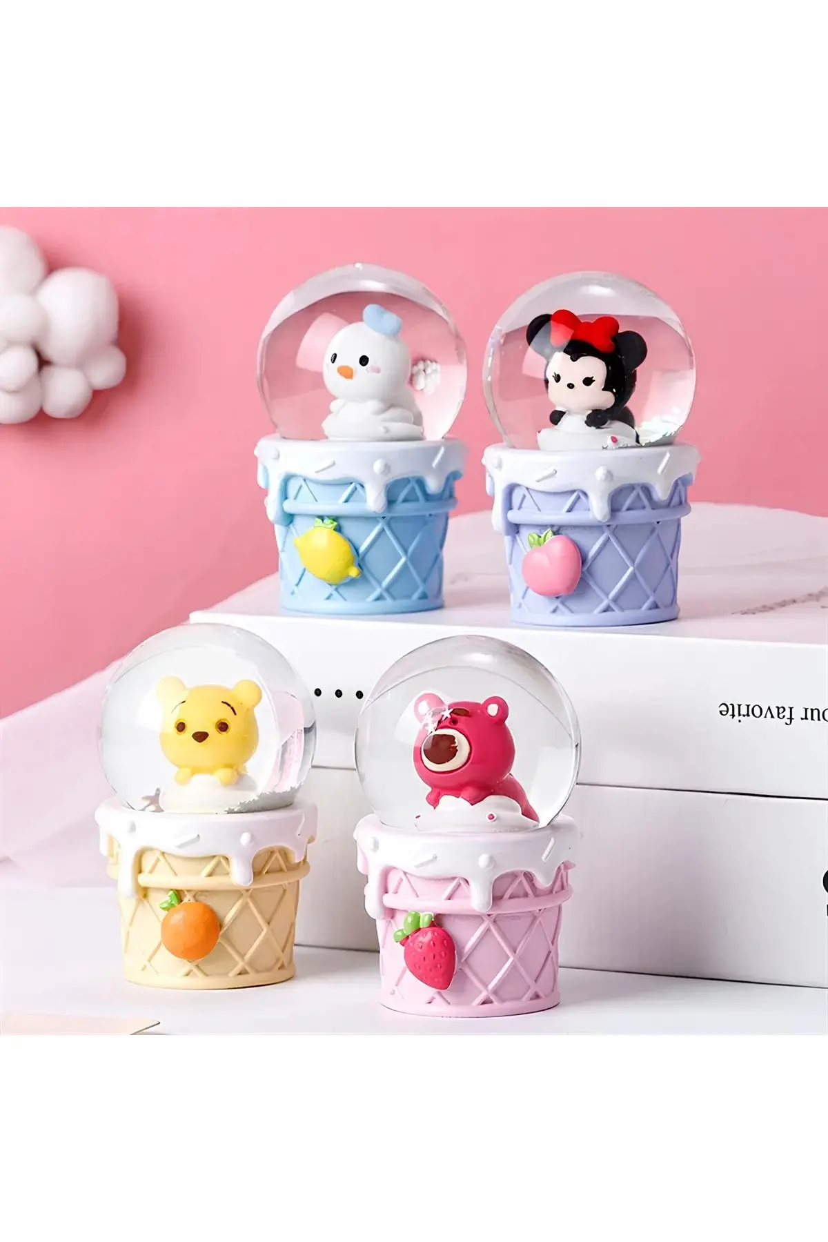 ckey Mouse Işıklı Kar Küresi 9 Cm Alk3111