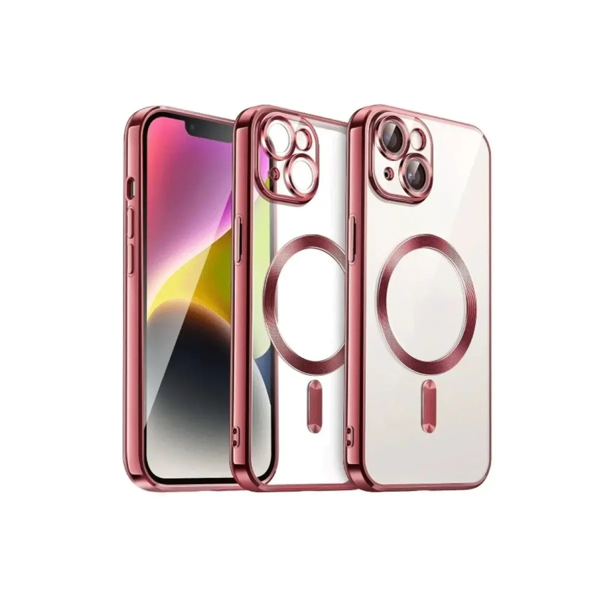 Apple İphone 15 Kılıf Kross Magneticsafe Kapak - Kırmızı