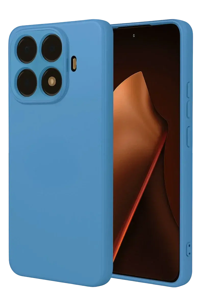 Xiao 15T Pro Nano içi Kadife Silikon - Mavi