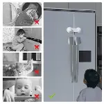 Bebek Çocuk Güvenliği Çekmece ve Dolap İçin Kendiliğinde Yapışkanlı Vidasız Kapak Kilidi-4
