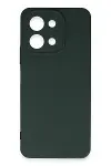 Vivo Y28 Kılıf First Silikon - Koyu Yeşil-2