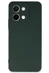 Vivo Y28 Kılıf First Silikon - Koyu Yeşil-1