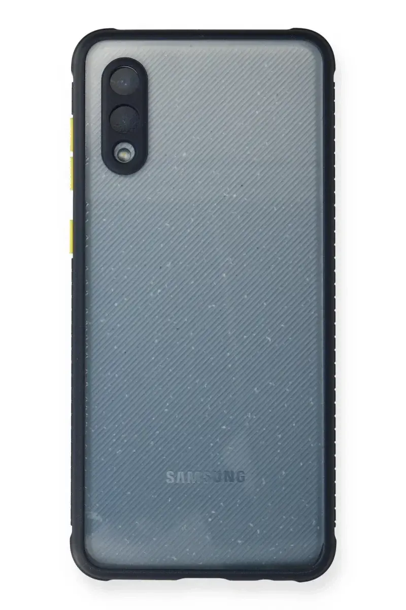 Samsung Galaxy A02 Kılıf a Şeffaf Silikon - Lacivert