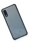 Samsung Galaxy A02 Kılıf a Şeffaf Silikon - Lacivert-3