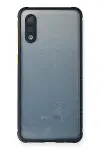 Samsung Galaxy A02 Kılıf a Şeffaf Silikon - Lacivert-1