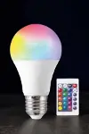 Renk Değiştirebilen RGB Işıklı Led Ampul A+Enerji 10 Watt Led Işık-1