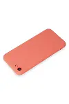 Apple iPhone 7 Kılıf First Silikon - Turuncu-3