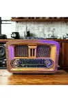 Taşınabilir Klasik AM/FM/SW Retro Ev Radyo USB ile Şarj Olabilen Retro Radyo-2