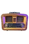 Taşınabilir Klasik AM/FM/SW Retro Ev Radyo USB ile Şarj Olabilen Retro Radyo-1