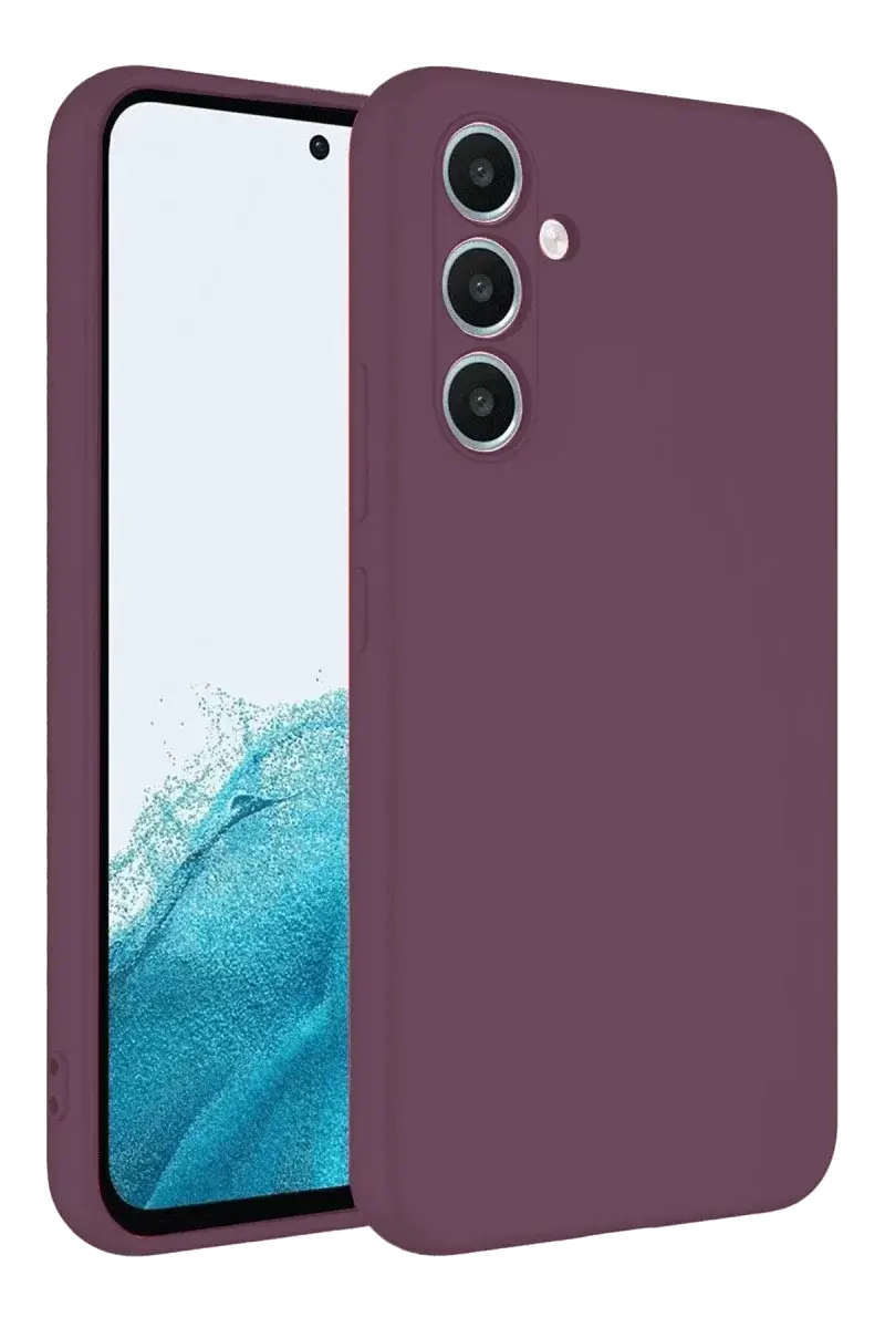 Samsung Galaxy A16 5G Kılıf First Silikon - Mürdüm