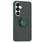 Samsung Galaxy S26 Plus Montreal Yüzüklü Silikon Kapak - Yeşil-2