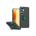 Samsung Galaxy S26 Plus Montreal Yüzüklü Silikon Kapak - Yeşil-1