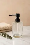 Cam Şeffaf Sıvı Sabunluk 200 ml Banyo Lavabo-2