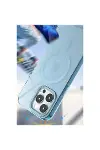 Apple iPhone 14 Pro Kılıf Troy Magsafe Kapak - Mor-4