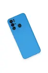 Tecno Pova Neo Kılıf Nano içi Kadife Silikon - Mavi-3