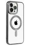 Apple iPhone 14 Pro Max Kılıf Kronos Magsafe Kapak - Siyah-2