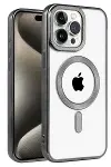 Apple iPhone 14 Pro Max Kılıf Kronos Magsafe Kapak - Siyah-1