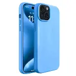 Apple iPhone 15 Kılıf First Silikon - Mavi-3