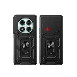 Xiao Red Note 14 Pro 4g Kılıf Pars Lens Yüzüklü Silikon - Kırmızı-4
