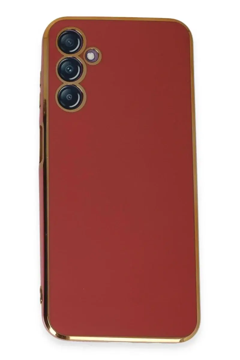 Samsung Galaxy M14 5G Kılıf Volet Silikon - Kırmızı